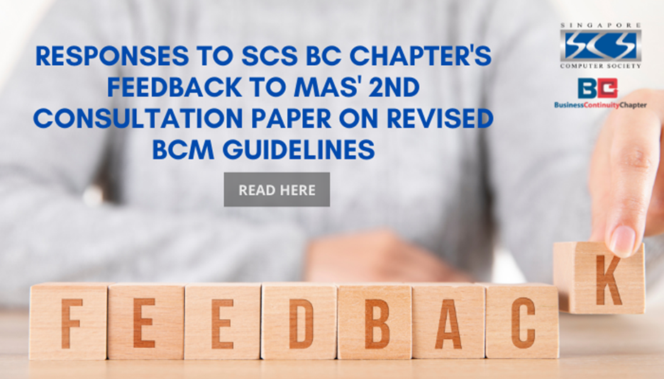 MAS Second Consultation Paper on Revised BCM Guidelines Singapore