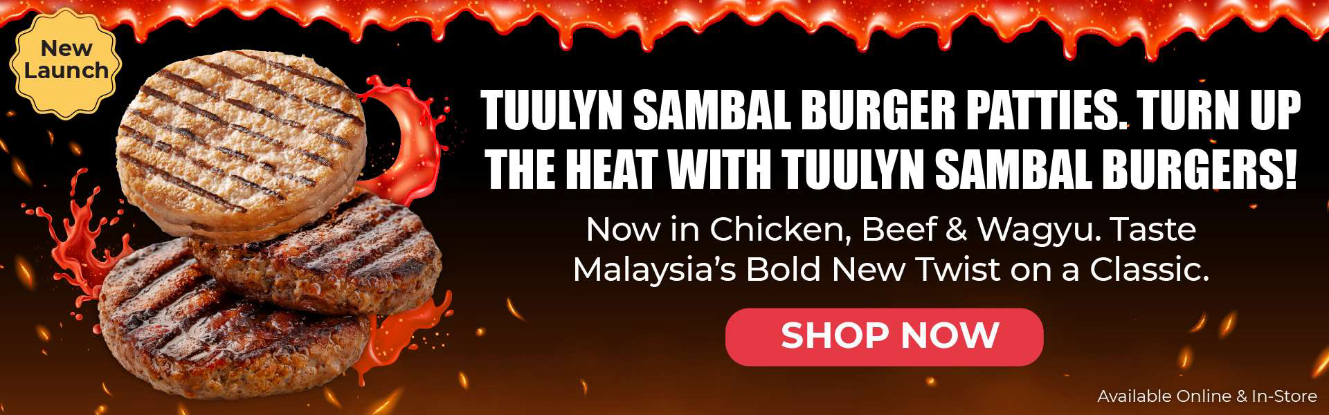 Merdeka Specials - Sambal Burger Patties