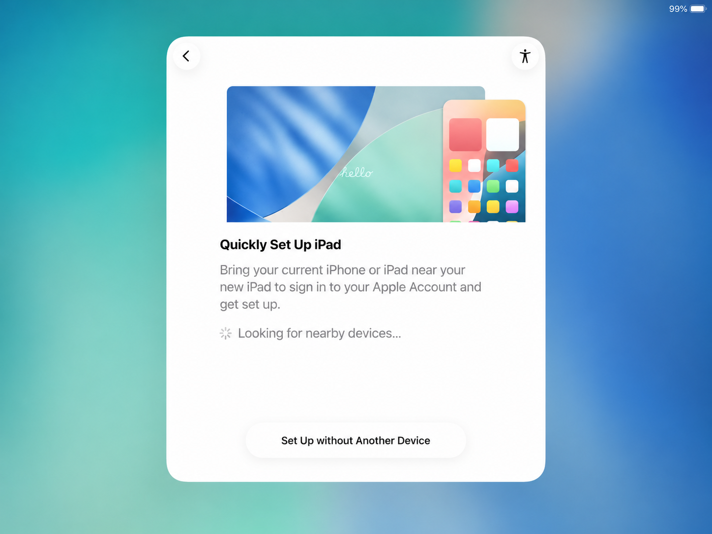 点击 Set Up Without Another Device