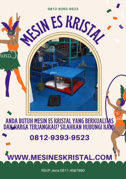 READY, CALL: 0812-9393-9523, Mesin Es Kristal Mini Bireuen