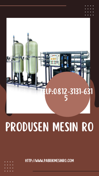 Terbaik, TELP: 0812-3131-6315, Mesin RO 3000 GPD Bondowoso
