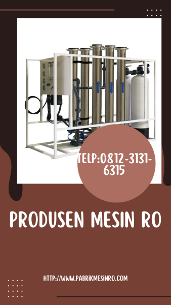 Terbaik, TELP: 0812-3131-6315, Mesin RO 2000 GPD Bangkalan