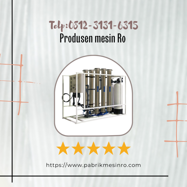 GARANSI, CALL: 0812-3131-6315, Mesin Reverse Osmosis Kapasitas 3000 GPD Pekanbaru
