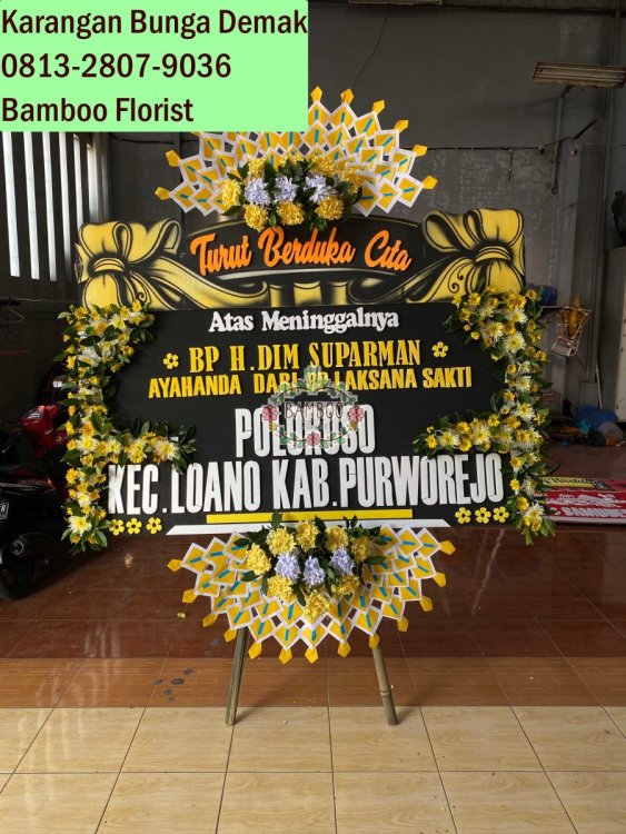 0813-2807-9036 Bamboo Florist, bunga ucapan selamat dan sukses Demak Bisa dadakan.jpg