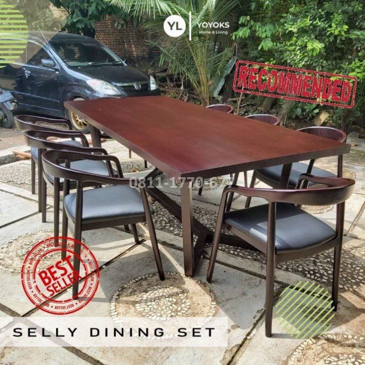 SMA68 set meja makan kayu solid.jpg