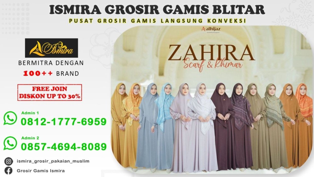 Cari Reseller Tanpa Modal! WA 0857 3102 5518 Ismira Grosir - Distributor Baju Gamis Syari Branded Model Terbaru Blitar.jpg