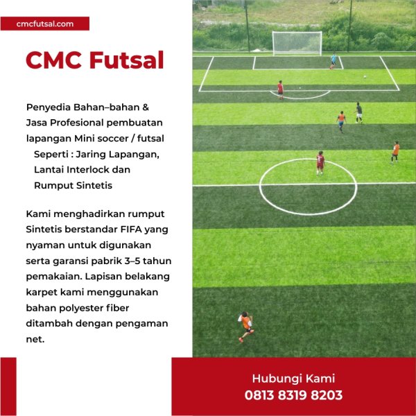 Jasa Pasang Lapangan Futsal