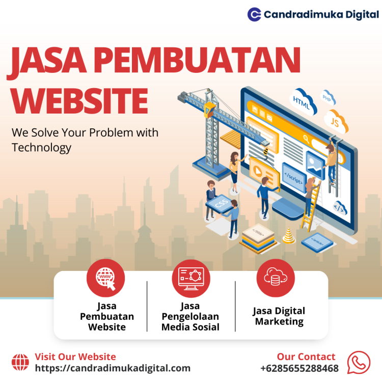 Blue and Yellow Modern Illustrative Website Creation Service Instagram Post.png