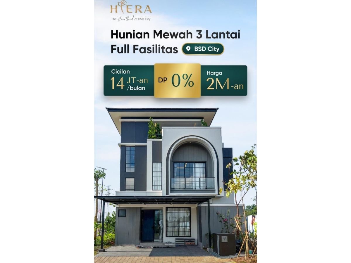 Hiera - Rumah Mewah Full Marmer di BSD City MD939