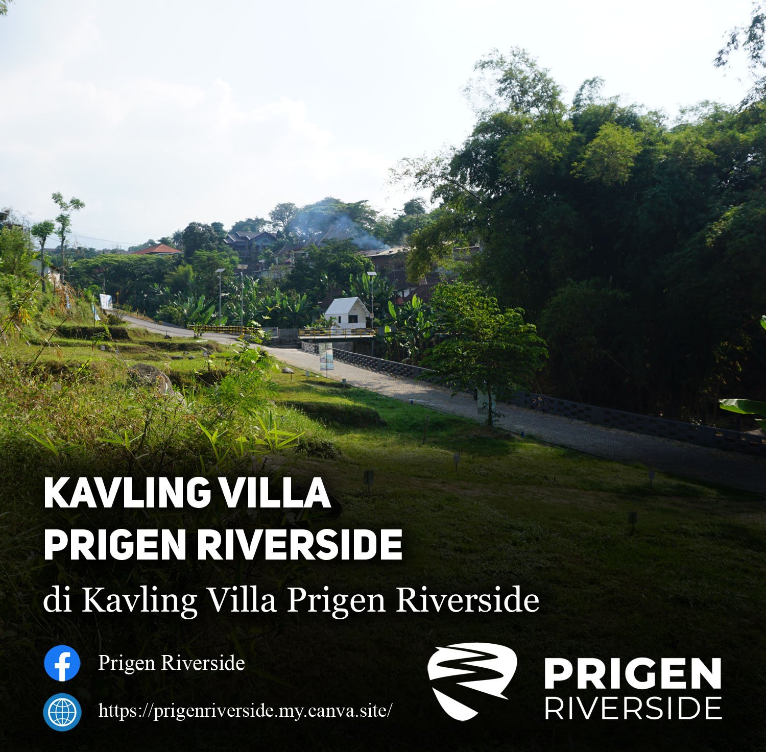 Suasana Pegunungan Welirang yang Asri di Kavling Villa Prigen Riverside