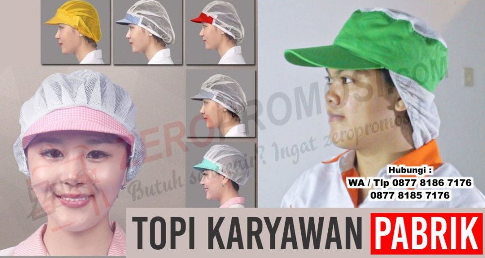 Produksi Topi Karyawan Pabrik - Pet Sanggul - Topi Produksi.jpg