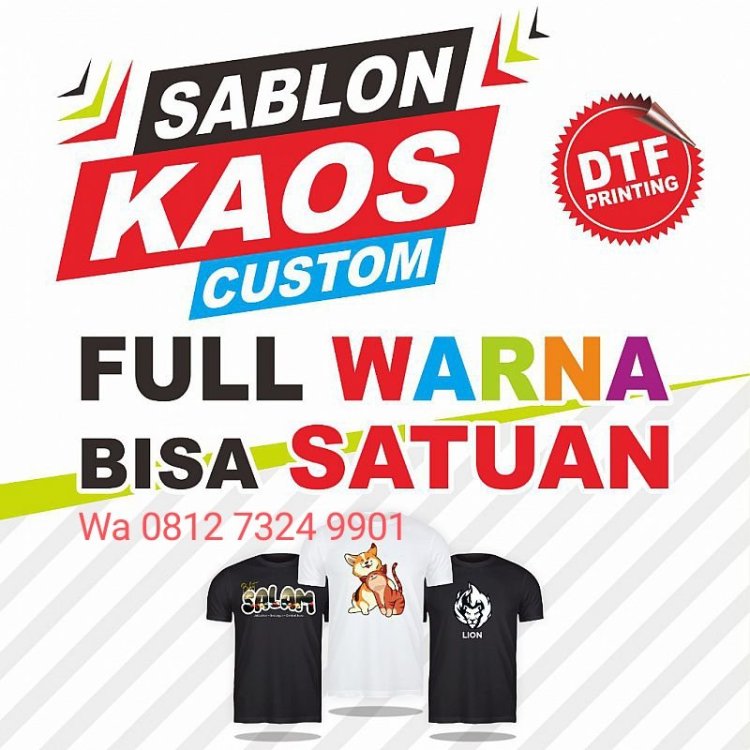Spektakuler No. Wa 081273249901 Jasa Sablon Kaos Satuan Nr Konveksi Palembang.jpg