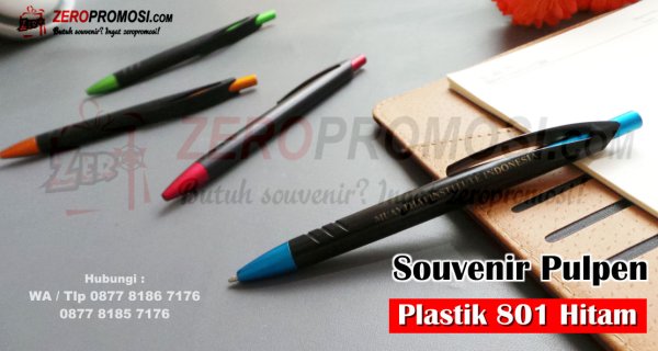 Jual Souvenir Pen 801 Hitam Custom Promosi.jpg