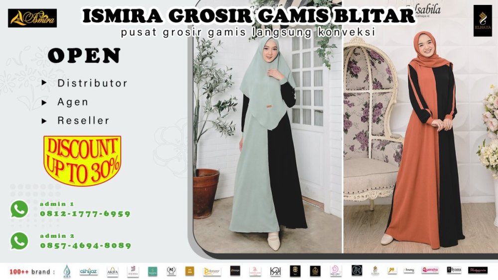 Open Reseller!! WA 0812 1777 6959 Ismira Grosir - Toko Baju Muslim Wanita Model Lengkap Terbaru Di Blitar.jpg