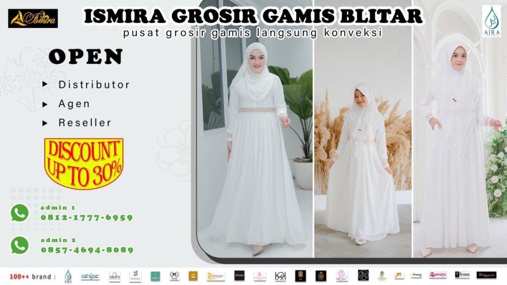 Open Reseller!! WA 0857 4694 8099 Ismira Grosir - Toko Busana Muslim Wanita Syari Dan Gamis Modern Di Blitar.jpg