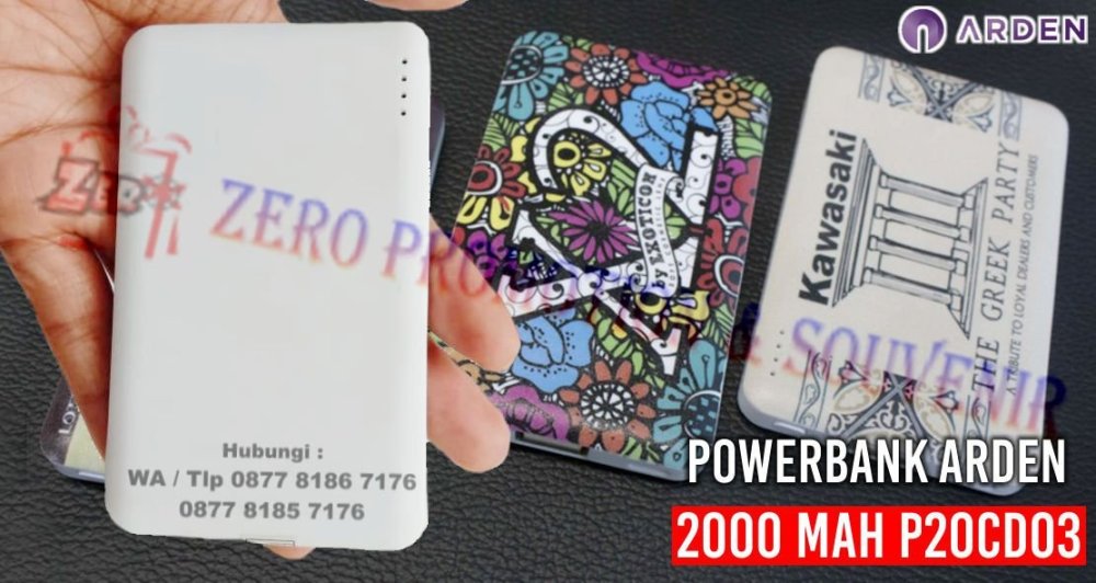 Powerbank Promosi Arden cetak Printing full colour 2000 mAh P20CD03.jpg