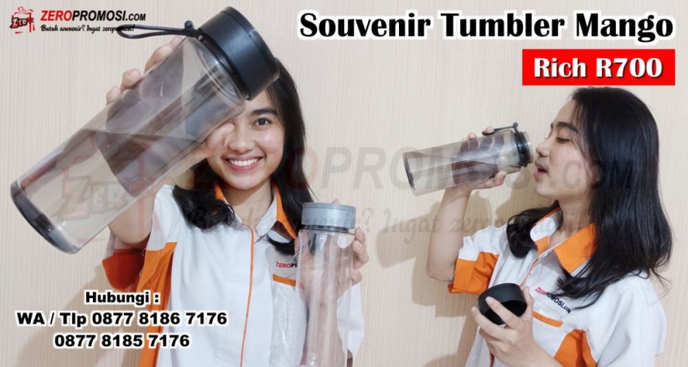 Souvenir Terbaru Tumbler Rich R700 Botol Mango Custom.jpg