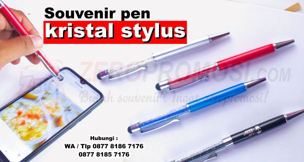 Jual Souvenir Pulpen Metal Stylus dengan taburan Kristal.jpg