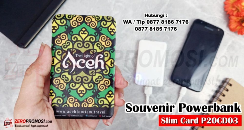 Jual Power Bank Arden Card P20CD03 Cetak Logo Murah.jpg