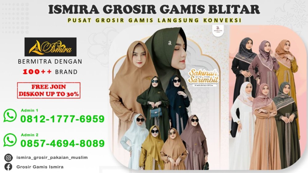 Open Reseller!! WA 0857 3102 5518 Ismira Grosir - Toko Gamis Remaja Simple Terbaru Di Blitar.jpg