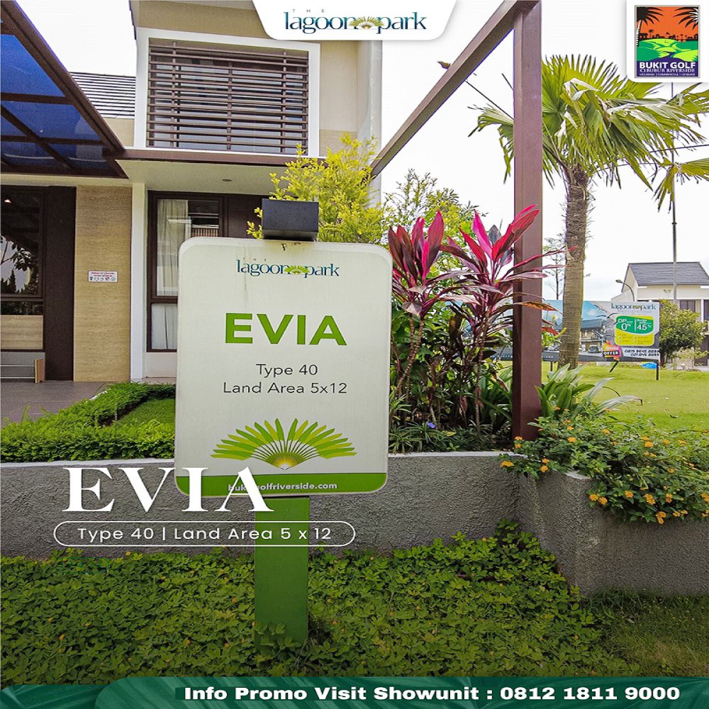 Rumah Baru di Lagoon Park Bukit Golf Cibubur Riverside Dekat Gerbang Tol Cimanggis, LRT Harjamukti, Transtudio Mall Cibubur