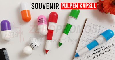 jual Souvenir pulpen kapsul - pen Bentuk Kapsul unik.jpg