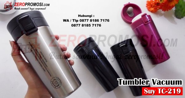 Souvenir Botol Stainless Tumbler Vacuum Flask Suy TC-219 Cetak Logo – Tumbler Thermos.jpg