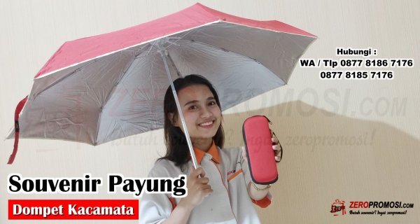 Souvenir Unik Payung Dompet Kacamata GRC Mini Custom Logo.jpg