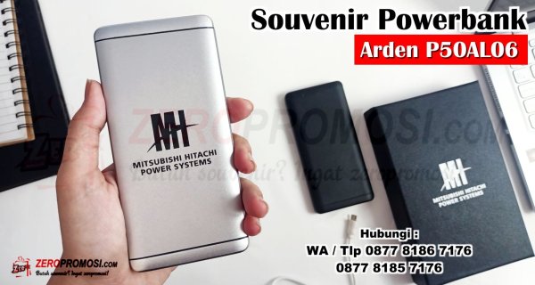 Souvenir Promosi Powerbank Arden Super Slim P50AL06 Cetak Logo.jpg