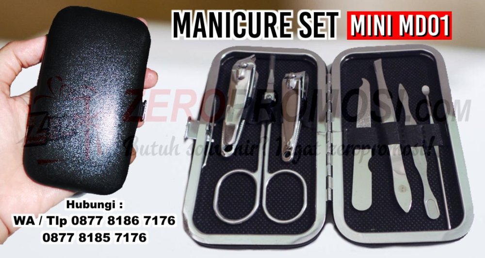 Souvenir Manicure Set Mini MD01 - Alat Manicure Perawatan Kuku Lengkap.jpg