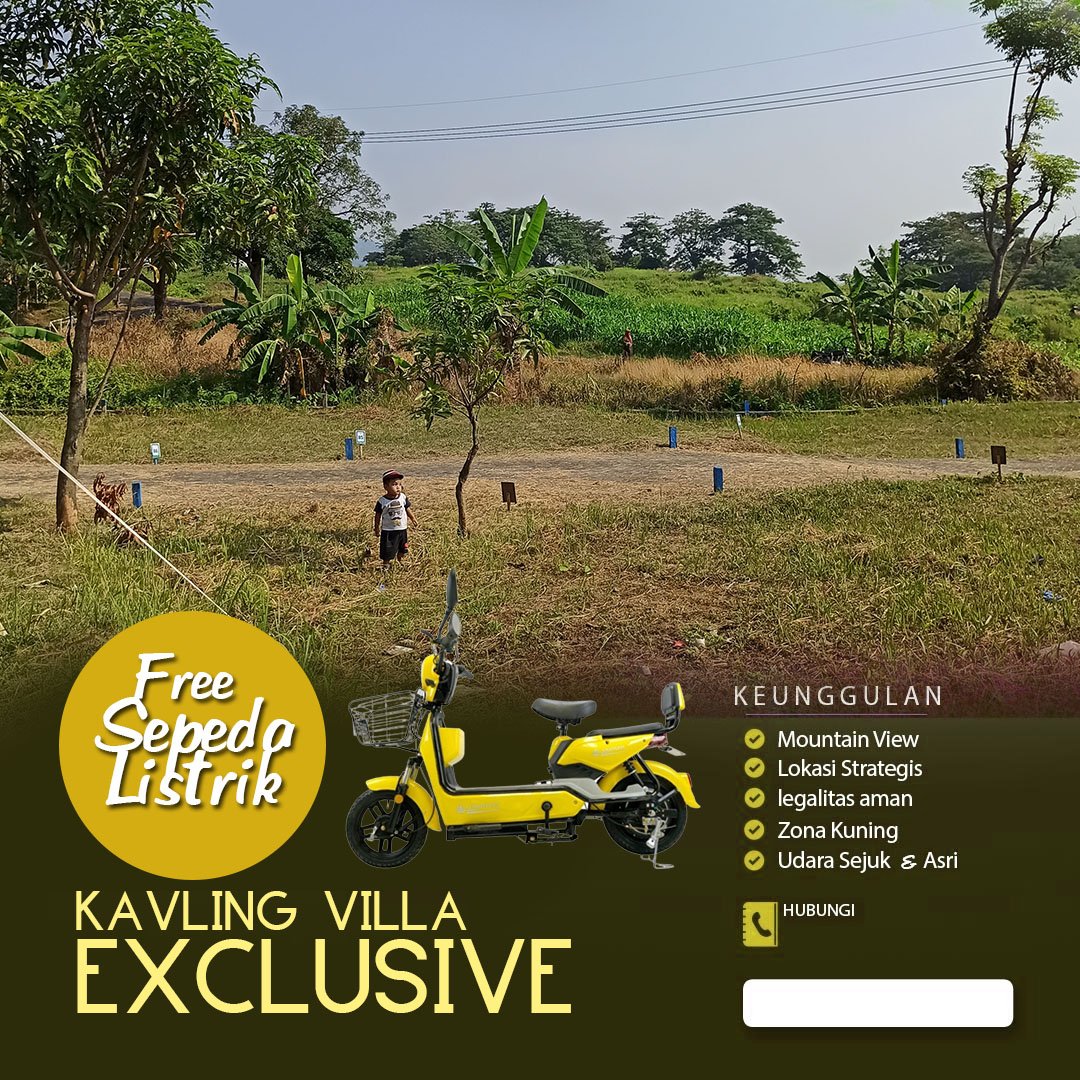 Kavling Sumbersuko Asri: Investasi Aman dengan Bonus Sepeda Listrik Gratis