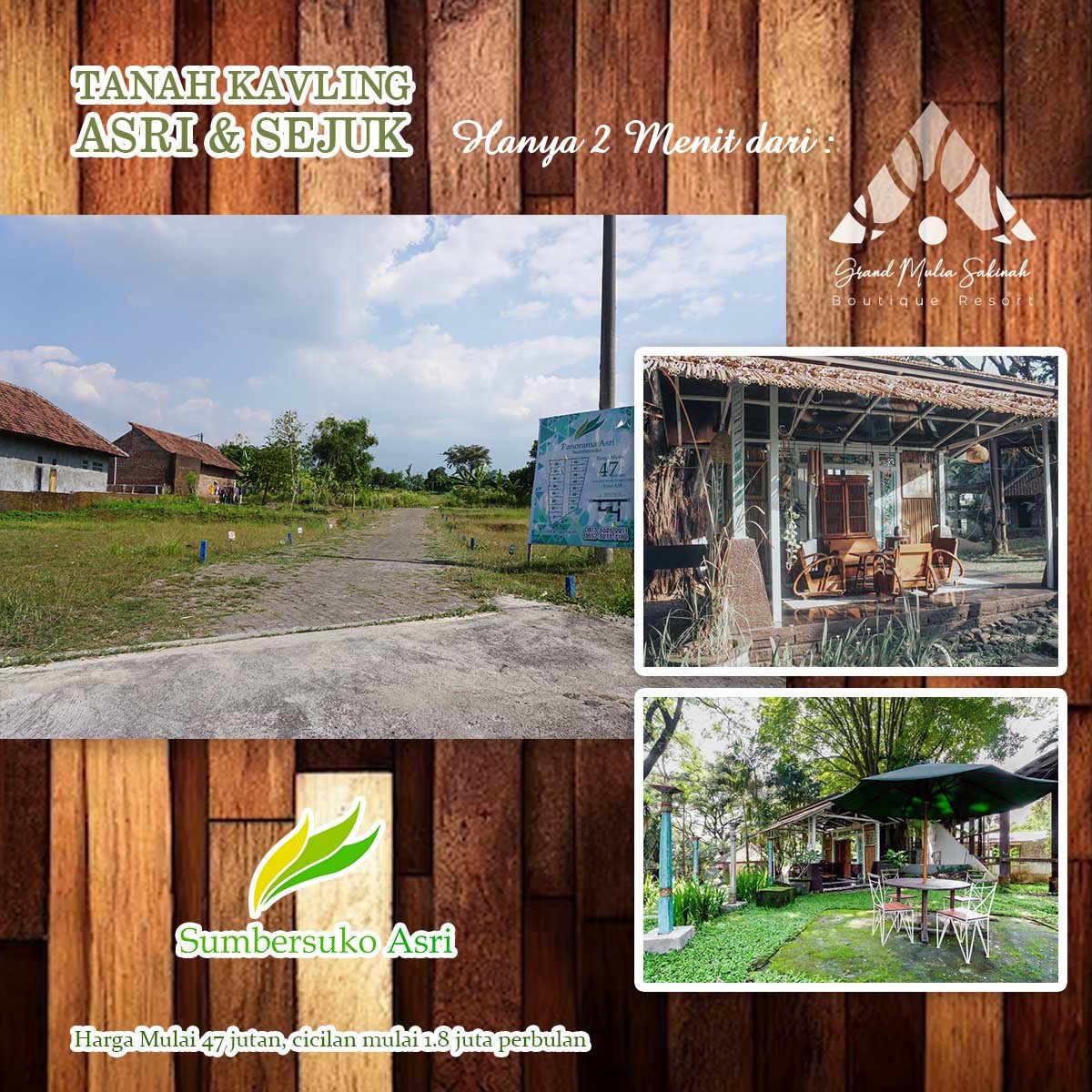 Tanah Kavling Villa Sumbersuko Asri: Inspirasi Rumah Masa Depan, Bonus Sepeda Listrik Gratis