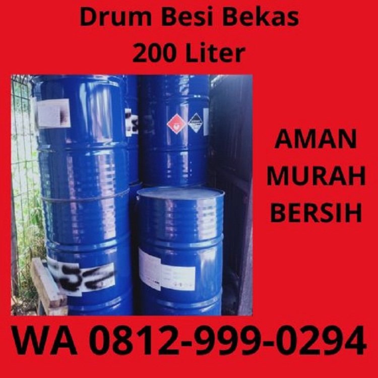 Jual Drum Besi Bekas 200 Liter Citeureup, WA 0812-999-0294 BERKUALITAS.jpg