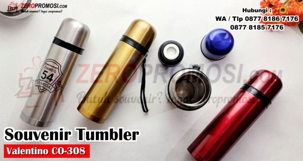 Jual Souvenir Botol Minum Stainless CO-308 Valentino Vacuum Tumbler.jpg