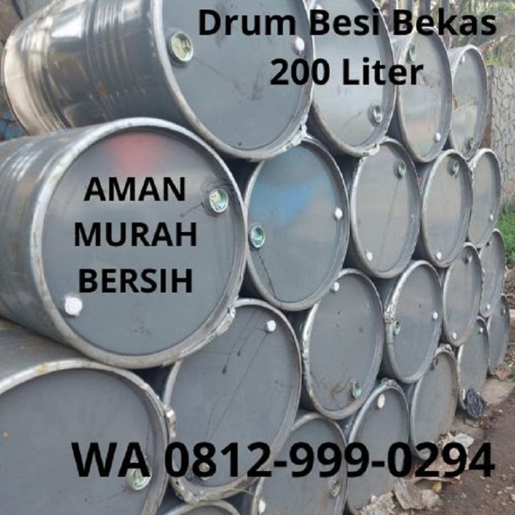 Agen Drum Plastik Bekas 200 Liter Gunung Putri, WA 0812-999-0294 PREMIUM.jpg