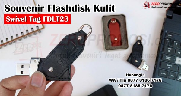 Jual Souvenir Flashdisk Model KulitLeather FDLT23 Custom Desain.jpg