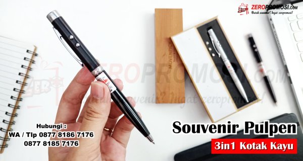 Souvenir Pulpen Laser Pointer 3IN1 Kotak Kayu Eksklusif Custom Logo.jpg