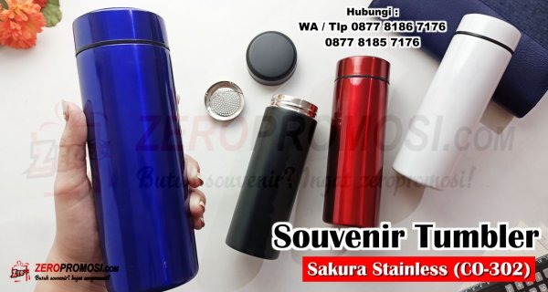 Souvenir Tumbler Promosi Sakura Stainless CO-302 Eksklusif Cetak Logo.jpg