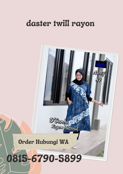 OPEN RESELLER WA. 0815-6790-5899 Jual Daster Arab, Daster Bali, Daster Murah, Baju Daster Remaja, Raster Hijab Kekinian