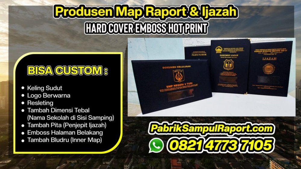 0821-4773-7105 Sampul Depan Raport di Gorontalo.JPG