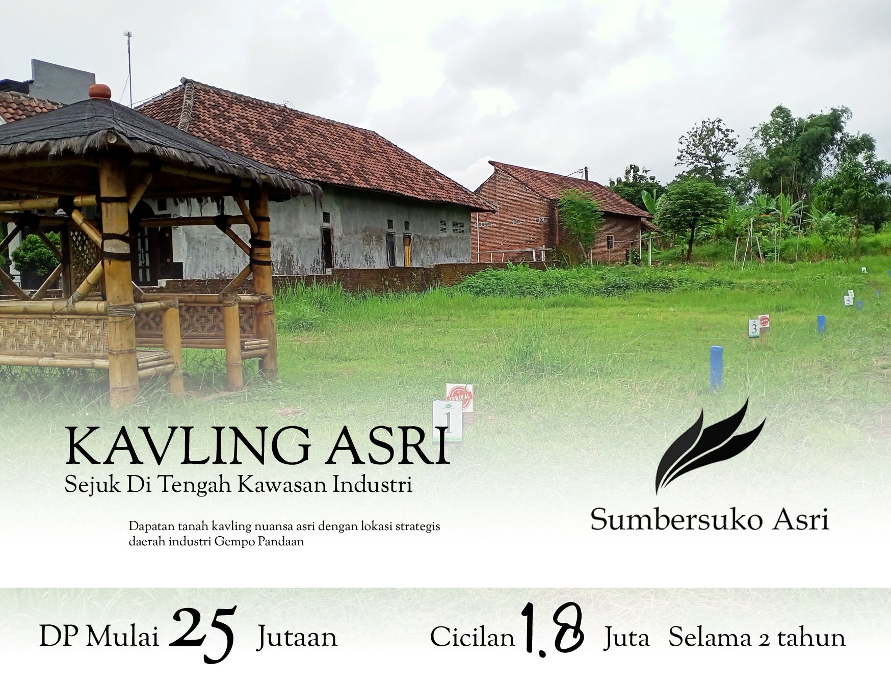 Kavling Sumbersuko Asri: Dekat Kawasan Industri dengan Pemandangan Pegunungan, Promo DP Flexible