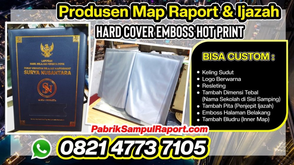 0821-4773-7105 Sampul Plastik Raport di Jayapura.JPG