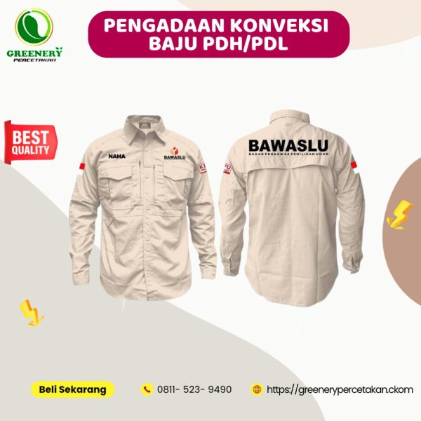 0811 5239 490 (WA) Cetak Baju PDH/PDL DI TOBELO TERMURAH