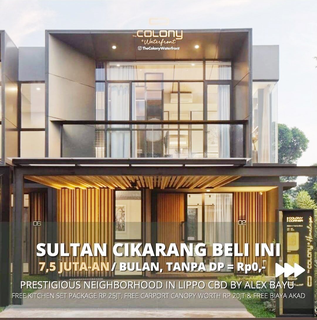 Dijual Rumah Baru di Lippo Cikarang Bekasi Dekat Mall Lippo Cikarang, CityWalk Lippo Cikarang, RS Siloam Lippo Cikarang, AEON Mall Deltamas