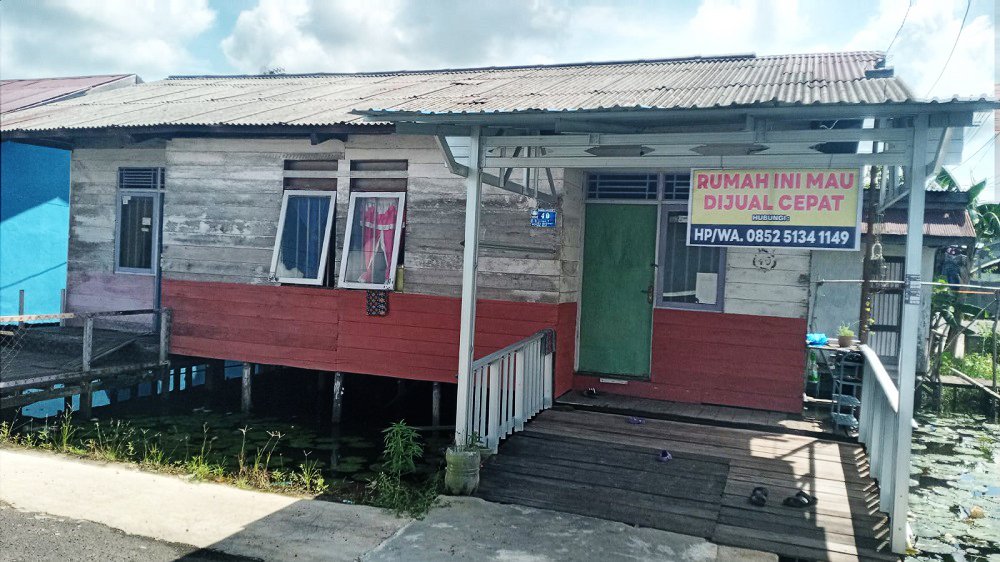 Rumah Dijual di Selat Barat Kapuas Kalimantan Tengah Dekat RSUD Dr. H. Soemarno Sosroatmodjo, Citimall Kuala Kapuas, Kantor Bupati Kapuas