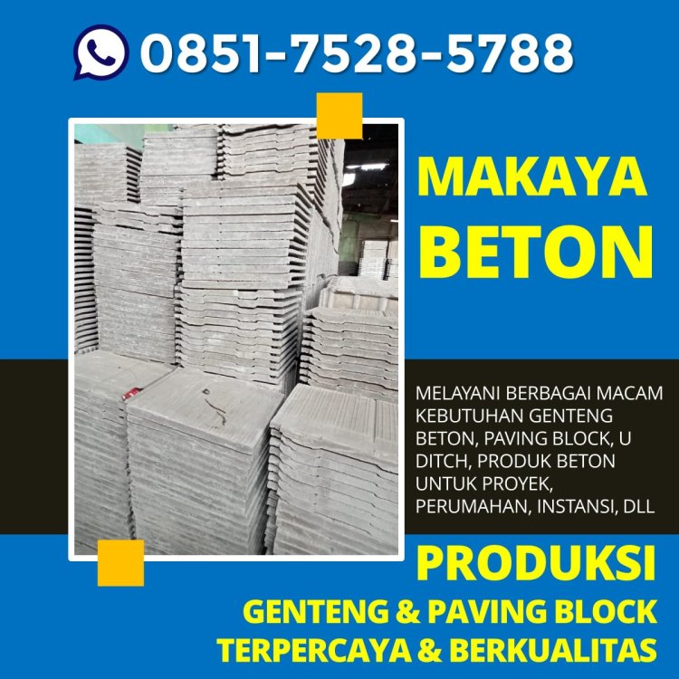 Supplier Kebutuhan Genteng Beton Flat Per M2 di Malang.JPG