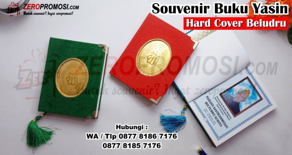 Produksi Souvenir Buku Yasin dan Tahlil Lapis beludru Hard Cover + Custom Foto.jpg