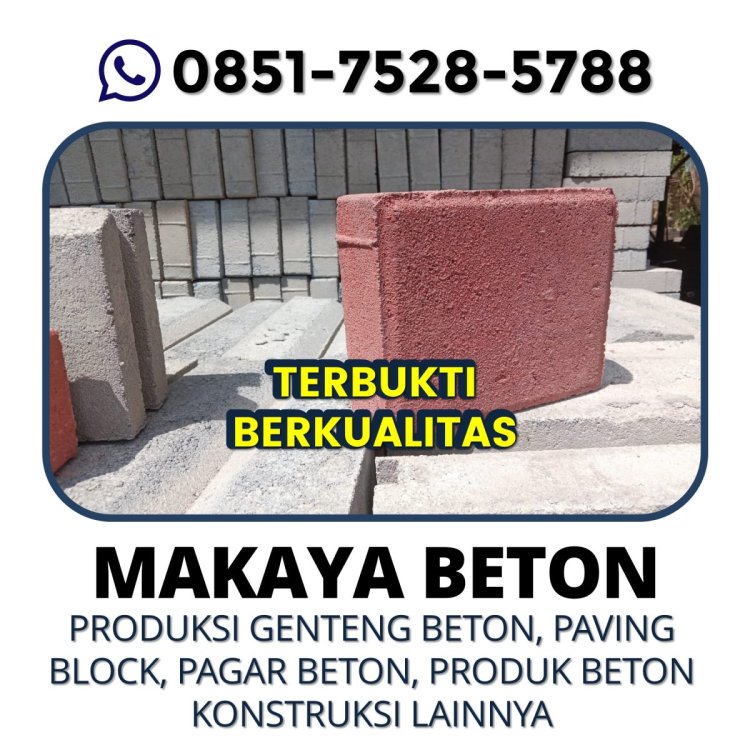 Produksi Genteng Beton Flat Per M2 di Malang.JPG