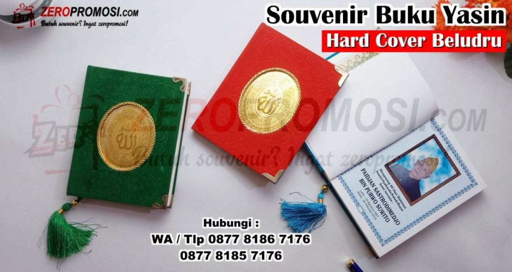 Produksi Souvenir Buku Yasin dan Tahlil Lapis beludru Hard Cover + Custom Foto.jpg