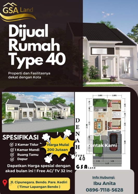 Rumah diJual Kediri GSA Land.jpg